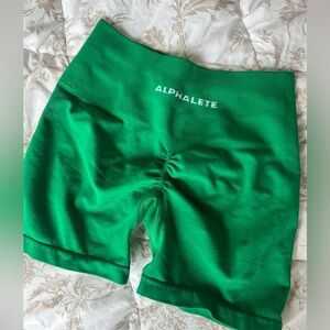 Alphalete amplify green shorts